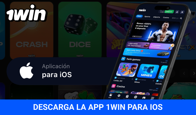 Instalación de app 1win para iOS